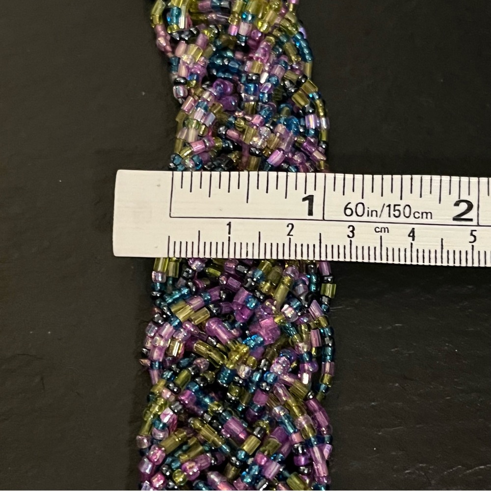 Boho Multicolored Multistrand Adjustable Braided … - image 8